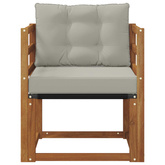 Sofa na zewnątrz Drewno akacji i tekstylen