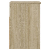 Ławka z miejscem na buty, dąb sonoma, 60x30x45 cm