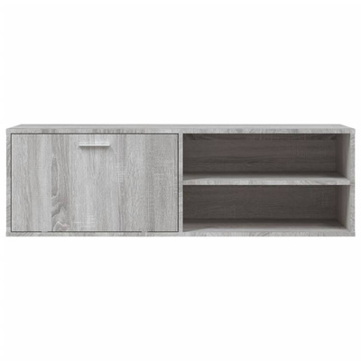 vidaXL Szafka pod TV, szary dąb sonoma, 120x34x37 cm