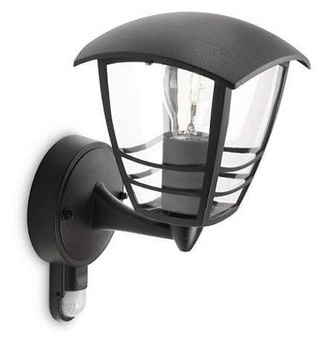Philips myGarden Kinkiet z czujnikiem ruchu Creek czarny 15388/30/16