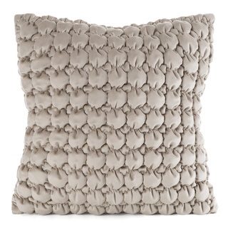 Poszewka Velvet beżowa 45x45