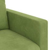 Sofa Jasnozielony 198 x 78 x 80 cm Aksamit