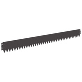 Krawężnik do trawnika 50 szt. 103 x 10 cm Stal Czarny