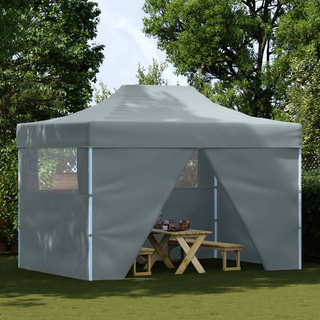 Namiot Imprezowy Antracyt 280 x 410 x 315 cm Materiał Oxford