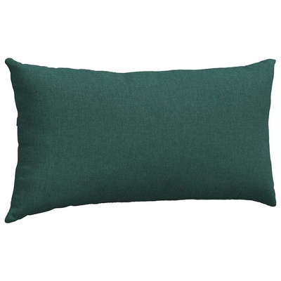 Poduszki na sofę 2 pcs Ciemna zieleń 80 x 40 cm tkanina