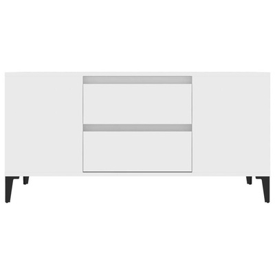 Szafka pod TV, biała, 102x44,5x50 cm, materiał drewnopochodny vidaXL