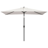 Prostokątny parasol ogrodowy, biały, 200x300 cm