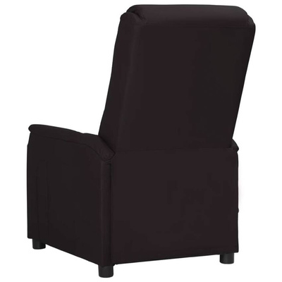 vidaXL Podnoszony fotel masujący, czarny, sztuczna skóra model standard