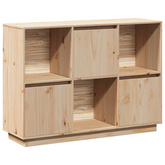 Szafka, 110,5x35x80 cm, lite drewno sosnowe