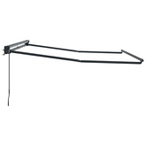 Rama markizy Z regulacją Antracyt 3 x 2,5 m Stal
