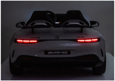 Auto Na Akumulator Mercedes GT63 AMG DKGT63 24V LCD Lakierowany Jasno Szary