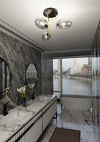 Lampa sufitowa ARGO 3 BL GRAFIT