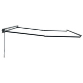 Rama markizy Z regulacją Antracyt 4,5 × 3 m Stal