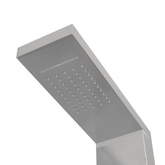 vidaXL Panel prysznicowy ze stali nierdzewnej, kwadratowy