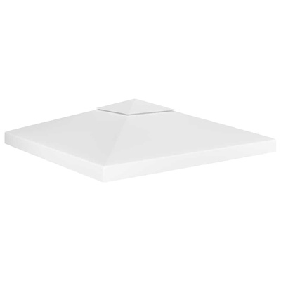 2-poziomowe zadaszenie altany, 310 g/m² 3x3 m, białe