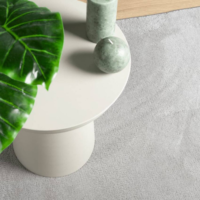 vidaXL Dywan OVIEDO z krótkim włosiem, szary, 80x250 cm