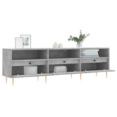vidaXL Szafka pod TV, szarość betonu, 150x30x44,5 cm model standard