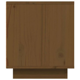 Szafka pod TV, miodowy brąz, 80x35x40,5 cm, lite drewno sosnowe vidaXL
