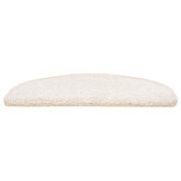 Samoprzylepne maty na schody 15 pcs Biały 80 x 24,5 x 3,5 cm