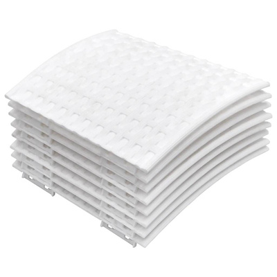 Osłona pod choinkę, biała, ?65x23 cm, plastikowa