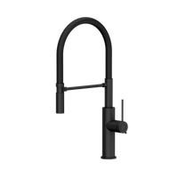 Quadron Bateria Kuchenna GEMMA Q LINE SteelQ pure carbon, czarny wąż