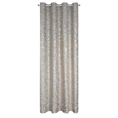 Zasłona Milena srebrna 140x250