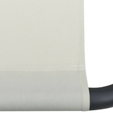 vidaXL Leżak ogrodowy z baldachimem i poduszkami, kremowy