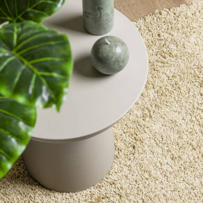 vidaXL Dywan z długim włosiem PAMPLONA, złoty, 120x120 cm