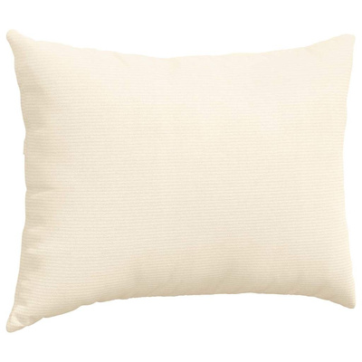 Poduszki na sofę 2 pcs Kremowy 70 x 50 cm Tkanina sztruksowa