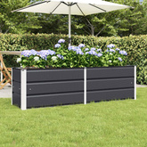 Donica Antracyt 160 x 40 x 45 cm Stal