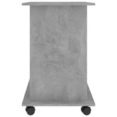 vidaXL Biurko komputerowe, szarość betonu, 80x50x75 cm