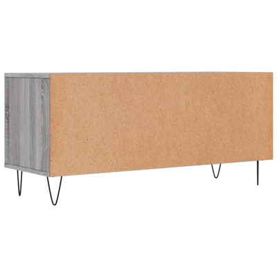 vidaXL Szafka pod TV, szary dąb sonoma, 100x34,5x44,5 cm model standard