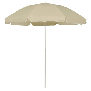 Parasol plażowy, piaskowy żółty, 240 cm