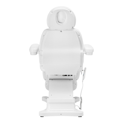 Elektryczny fotel kosmetyczny SILLON CLASSIC 4 silniki z kołyską biały 148290