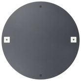vidaXL Lustro ścienne bez ramy, okrągłe, 90 cm, szkło