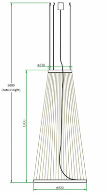 LAMPA WISZĄCA LONG ISLAND AD320 TAUPE