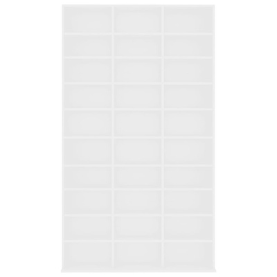 Szafka na CD, biała, 102x16x177,5 cm, materiał drewnopochodny