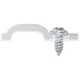 Klipsy LED Strip 23,8 mm 2 pcs przezroczysty Plastik i żelazo