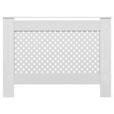 Osłona na kaloryfer, biała, 112 x 19 x 81,5 cm, MDF