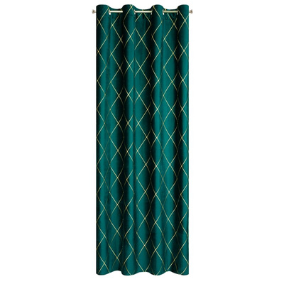 Zasłona Pier turkusowa 140x250