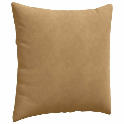 Poduszki na sofę 2 pcs Brązowy 80 x 80 cm Tkanina sztruksowa