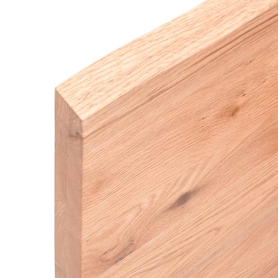 Blat, jasnobrązowy 160x50x(2-4)cm drewno z naturalną krawędzią