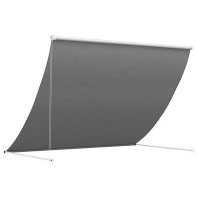 Markiza jasnoszary 300 x 150 cm 180 g / m? Poliester z powłoką PU