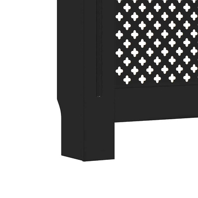 na kaloryfer, MDF, czarna, 78 cm Osłona