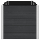 Podniesiona rabata ogrodowa Czarny 250 x 100 x 91 cm