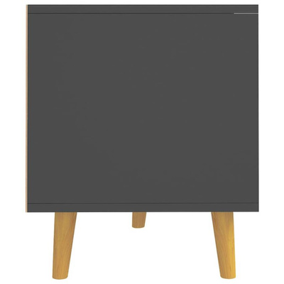 vidaXL Szafka pod TV, szara, 90x40x48,5 cm, materiał drewnopochodny