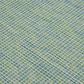 vidaXL Dywan zewnętrzny o płaskim splocie, 80x150 cm, turkusowy