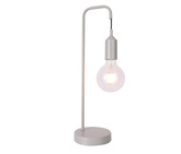 Lampka nocna Laren Ledea szara metalowa industrialna lampka stołowa