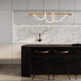 Nowoczesna spiralna lampa wisząca Czarna 150cm 360° 45W 3000K Abruzzo Spirali