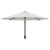 Parasolka ogrodowa piaskowy 248 x 248 x 148 cm Poliester i Stal